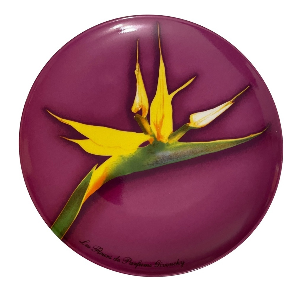 Givenchy Les Fleur de Parfum Birds of Paradise Vintage Desert Salad Plate